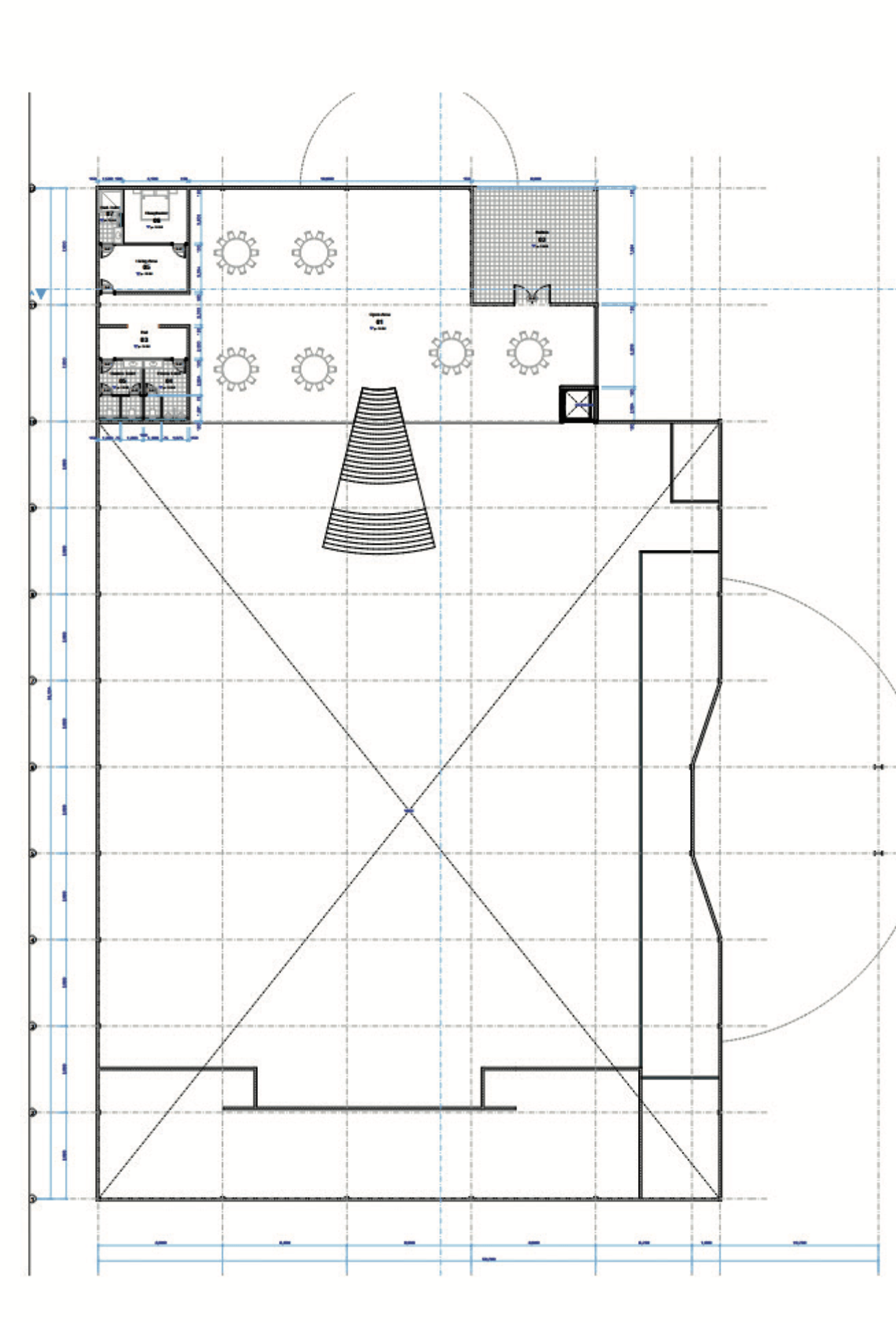 Ground floor plan of Ballroom Royal Prince