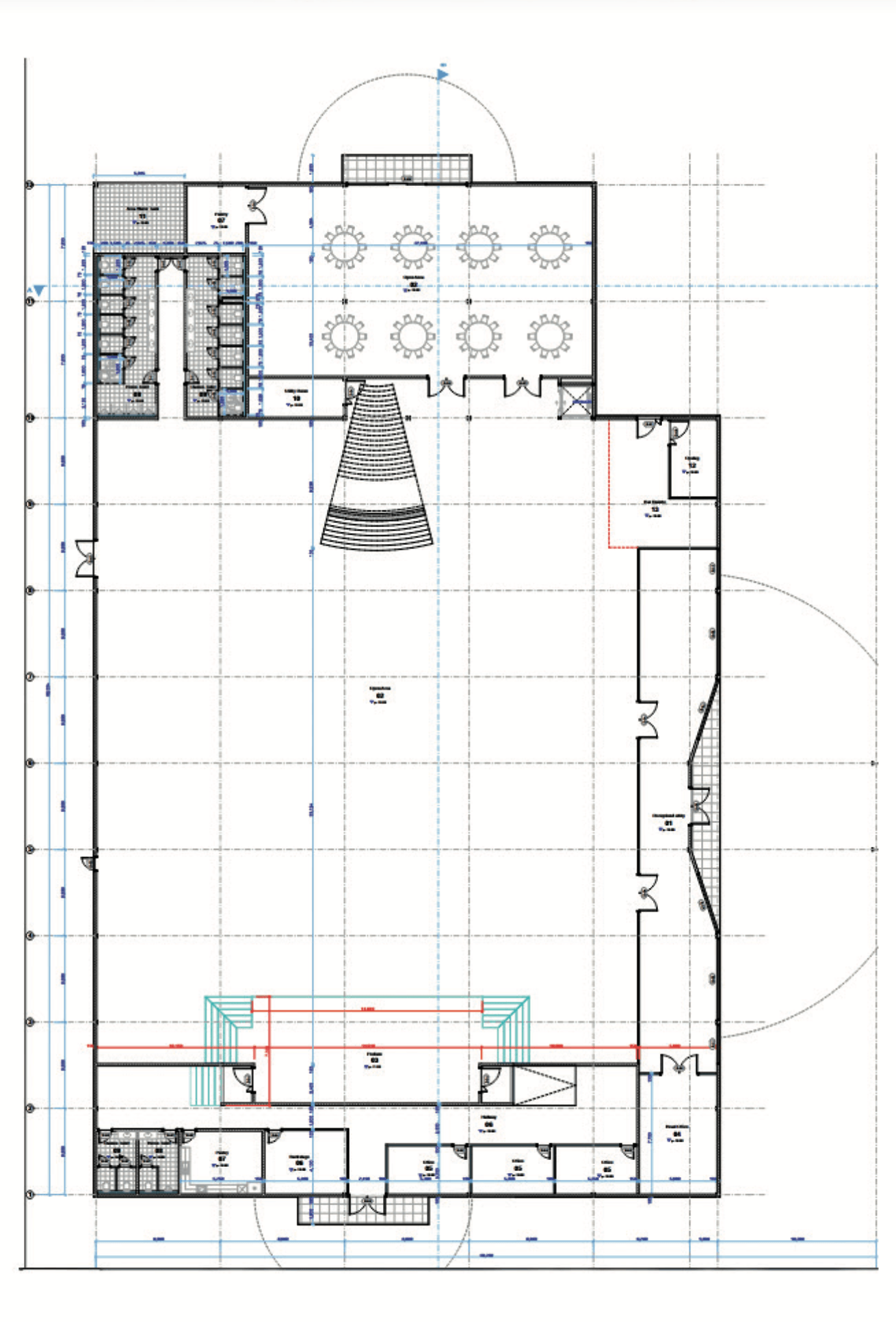 First floor plan of Ballroom Royal Prince